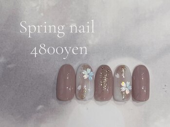 キャンアイドレッシー 草加店(Can I Dressy)/春ネイル