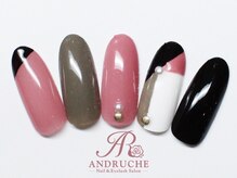 アンドルーチェ なんばパークス店(ANDRUCHE)/ピンクネイル