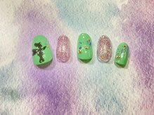 ジェー エス シー ネイル(J.S.C.nail)/サンプルデザイン/妖精風ネイル