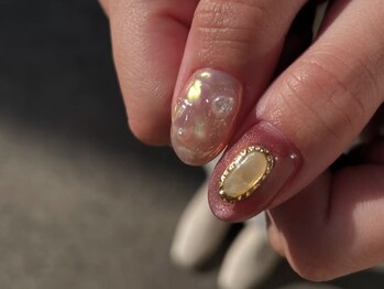 ネイル アトリエ コモード(nail atelier Comodo)/ニュアンスネイル [pink beige]