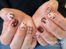 バレンタインネイル