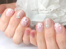 さくらや/優しい桜フレンチデザイン♪