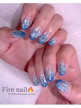 モナールアンド(MONNAL&)/炎ネイル