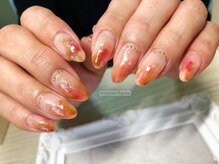 アートルーム チャチャ(artroom chacha)/オレンジネイル