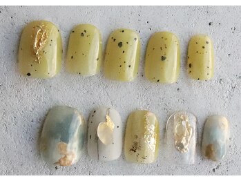 ルフトエーデ(LUFT Ode)/【Art 10】春色アシメネイル