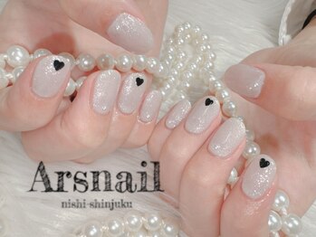 アルスネイル(Ars nail)/シンプルハートネイル