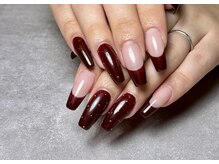 エムケーネイル(Mk-Nail)/ボルドーフレンチネイル