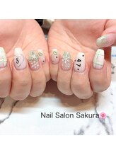 サクラ(Sakura)/【ジェルネイル】持ち込みアート