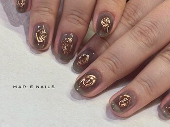 マリーネイルズ 表参道店(MARIE NAILS)/定額￥7,700 ニュアンス　0202a