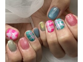 チェックネイル