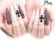 ネイルコレクション ピンク(Nail Collection Pink)の写真/華やかロングネイルはアクリルで作る【スカルプチュア】や【長さだしジェルチップ】等お好みで☆画持ち込◎