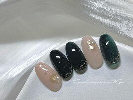 恵比寿/シンプル秋ネイル