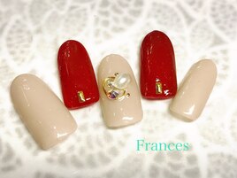 秋カラーのシンプルデザイン