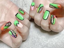 ティーエス ネイル ガーデン(T.S Nail Garden)/蛍光グリーンポップ