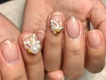 オーラリー ネイル アート メゾン(ORRERY nail art maison)/ハンド / ホワイトビジュー