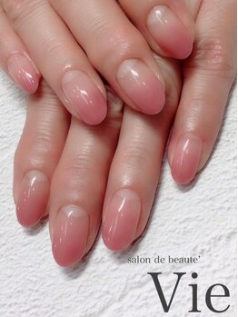 サロンドボーテ ヴィーアンドビューティー(salon de beaute'Vie & beauty)の写真/【爪に優しいパラジェル使用!ワンカラー¥4950】爪を傷めたくない/割れやすい/傷んでる方へオススメ!