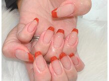 アトリエ ペーニクルス(Atelier Peniculus.)/フレンチネイル　テラコッタ