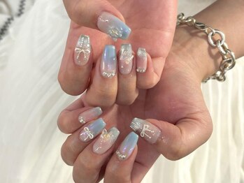 シェリーラメール 池袋店(cherie la mer)/アイスブルーネイル