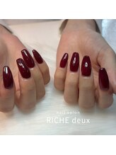 リッシュ ドゥ(RICHE deux)/深みボルドーワンカラー