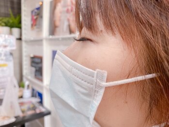 抗菌エクステ専門店 まりえたす(marietas)/施術風景 まつげパーマ/マツエク