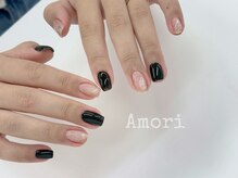 アモリ(Amori)/ブラック×ヌードマグネット