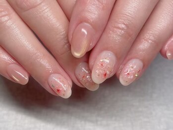 ネイルフロンティア 吉祥寺(NAIL FRONTIER)/シンプルマグネット押花5480円~