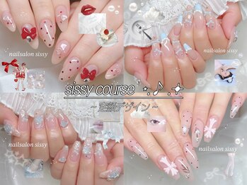 シシー 心斎橋店(sissy)の写真/【毎月新作追加☆sissy course〈定額デザイン〉】約20種類から選べてカラー変更も可能♪