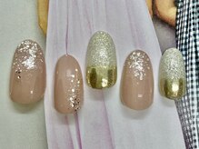 シエルネイルスタジオ 新宮店(Ciel nail studio)/【8500円】キラキラネイル☆