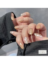 つぶつぶクリアネイル