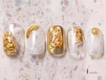 アイネイルズ 吉祥寺店(I nails)/ゴールドクリアネイル