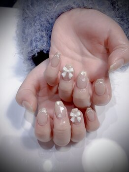 クリスタルネイルサロン(Crystal Nail)/ガーリーネイル