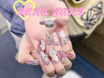 ハハ(HAHA)/スカルプ&持ち込みデザイン