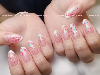 アリサネイル(ALISA NAIL)/デザインフレンチネイル