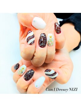 キャンアイドレッシー ニジ(Can I Dressy NIZI)/キャンディ/デザインネイル