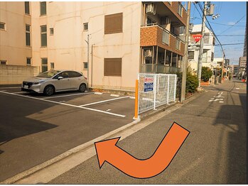 千原整骨院/駐車場行き方 3