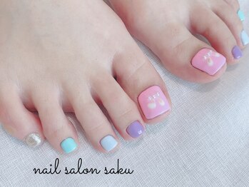 サク(saku)/フットネイル/定額/イースター