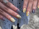 イエローニュアンスネイル