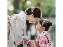 アトリエはるか 大船ルミネウィング店の雰囲気（お子様、お母様の七五三のお着付け、ヘアセットお電話にて受付中）