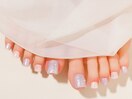 儚げパープルネイル　金子