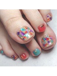 シェル☆フットネイル
