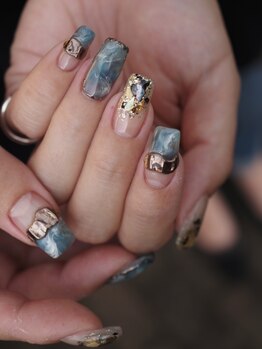 ネイルズリアル 倉敷(nail's RE.A.L)の写真/アートやり放題で理想のデザイン思いのまま!!高い技術力×提案力で毎月楽しみになるネイルをお届け★
