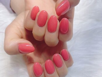 ワンカラーネイル/フラミンゴ