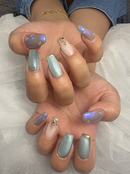 プルメリア(Plumeria)/持ち込み 全指アート