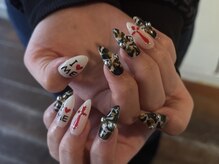 リヘッドモエカネイル(reHEAD/moeka nail)/長さ出し10本　design ¥12810