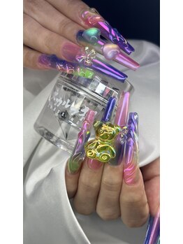 クロスネイル 渋谷店(CROSS nail)/海外風カラフルネイル