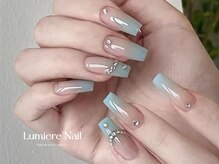 ルミエール ネイル モンナカ(Lumiere Nail Monnaka)/オンブレフレンチ/冬ネイル