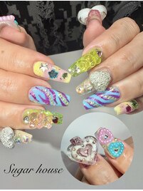 カラフルpopネイル