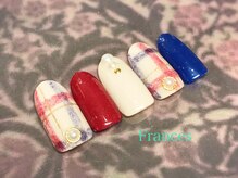 フランセス(Frances)/ブランケットチェックネイル