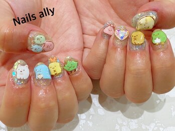 ネイルズアリー 立川店(Nails ally)/3Dネイル×キャラクターネイル