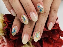 ダブルネイル(Double Nail)/【ほり】ウェディングカラー